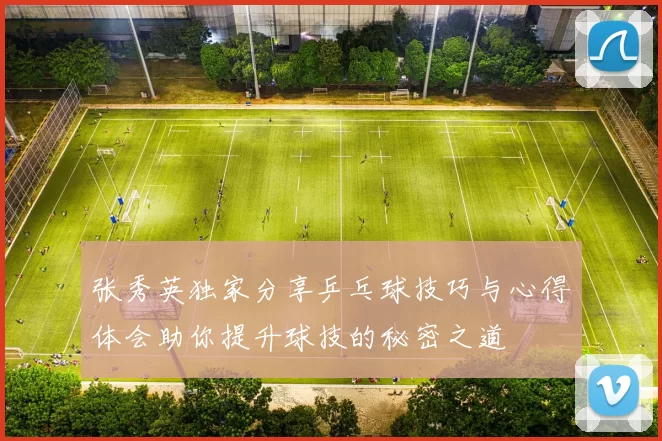 张秀英独家分享乒乓球技巧与心得体会助你提升球技的秘密之道